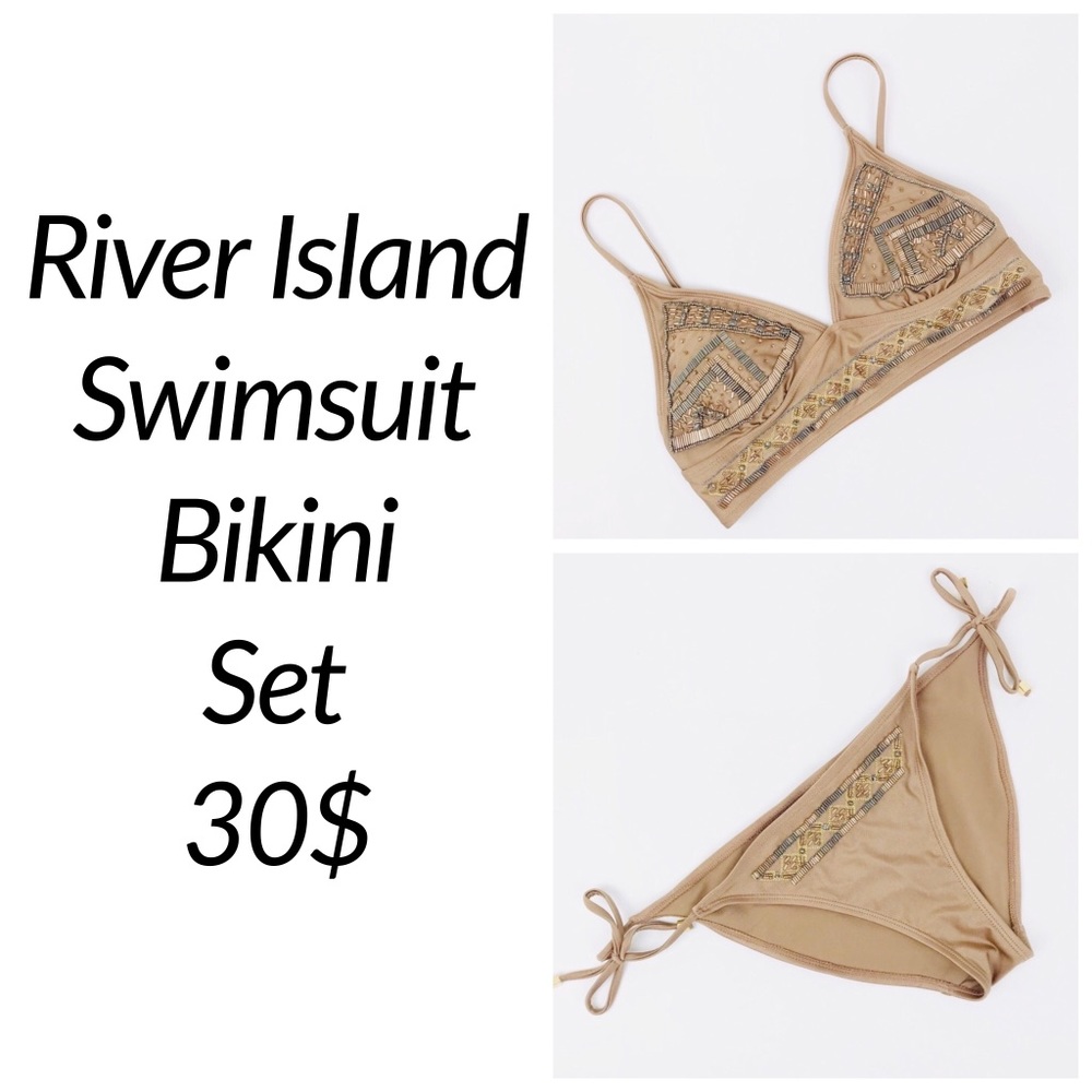River island bikini swimsuit set